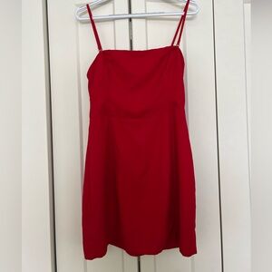 Abercrombie & Fitch Red Mini Dress